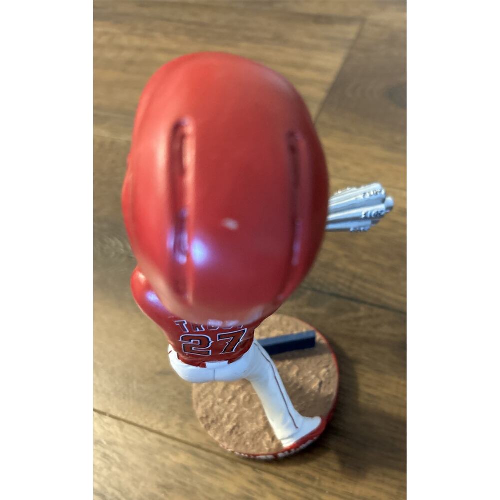 Mike Trout Silver Slugger 2022 Angels Bobblehead Baseball Very Good Has Box - Picture 3 of 14